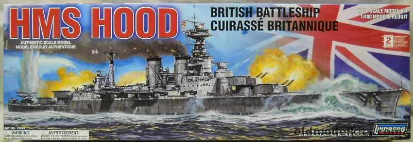 Lindberg 1/400 HMS Hood Battlecruiser, 70895 plastic model kit